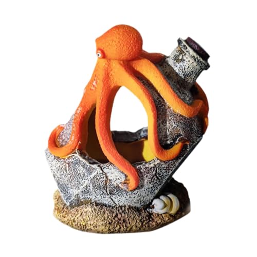 Sharplace Aquarium-Dekoration, Fischversteck, Höhle, Unterwasser-Ornamente, Mehrzweck-Simulation, Fisch- und Garnelenunterschlupf für die Tischdekoration im, Grau Sharplace Aquarium-Dekoration, Fischversteck, Höhle, Unterwasser-Ornamente, Mehrzweck-Simulation, Fisch- und Garnelenunterschlupf für die Tischdekoration im, Grau von Sharplace