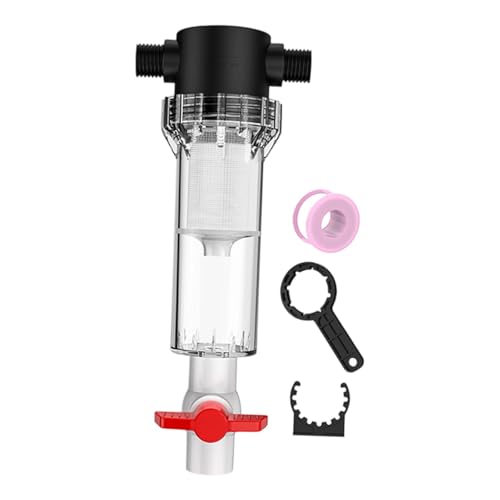 Sharplace Aquarium-Innen, Sedimentwasser, Geschenke, auslaufsicher, 1/2-Zoll-Gewinde, professioneller Drainagesammler, Zubehörreiniger, 20 Mesh von Sharplace