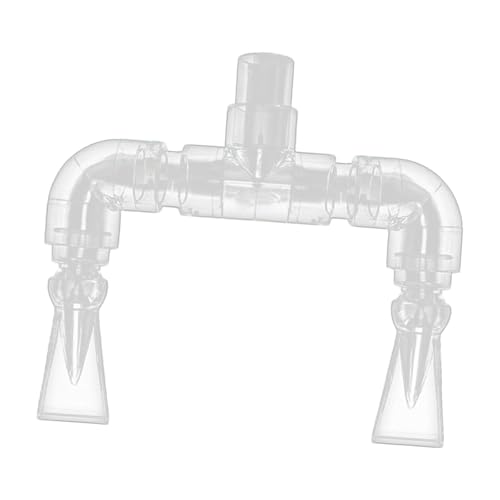 Sharplace Aquarium-Sanitär-Kit, Rücklaufrohr-Fitting, DIY-Klarwasserauslass, Aquarium-Zubehör, verstellbare Entenschnabeldüsen, Rücklauf-Kit, Innendurchmesser 25 von Sharplace
