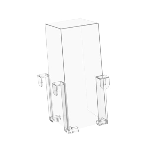 Sharplace Aquarium-Zubehör, Dekoration mit Halterungen, klare Wartung, einfache Installation, Stabiler Desktop, Unterdruck-Aquarium, Groß mit Klammern von Sharplace