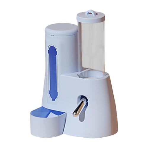 Sharplace Automatischer Hamster -Feeder Automatischer Flaschenspender Hamster Wasserflasche Anti -Schlupf -Fütterungsschale für Meerschweinchen Igel, Blau, 125 Ml von Sharplace
