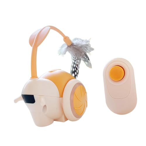 Sharplace Automatisches Katzenspielzeug, interaktives Katzenspielzeug, Heimtierbedarf, Bewegungsbereicherung für gelangweilte Erwachsene Hauskatzen, Orange Sharplace Automatisches Katzenspielzeug, interaktives Katzenspielzeug, Heimtierbedarf, Bewegungsbereicherung für gelangweilte Erwachsene Hauskatzen, Orange von Sharplace