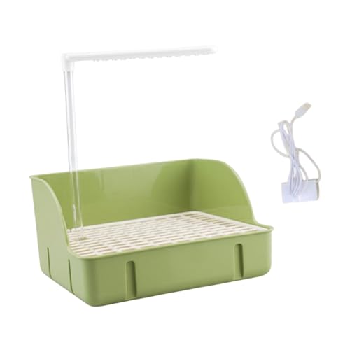 Sharplace Automatisches Sittich-Vogelbad, Papageien-Badewannen-Zubehör, robuste zirkulierende Wasservogeldusche für Conure, Lovebird, mittelgroße Vögel, GrÜn Sharplace Automatisches Sittich-Vogelbad, Papageien-Badewannen-Zubehör, robuste zirkulierende Wasservogeldusche für Conure, Lovebird, mittelgroße Vögel, GrÜn von Sharplace