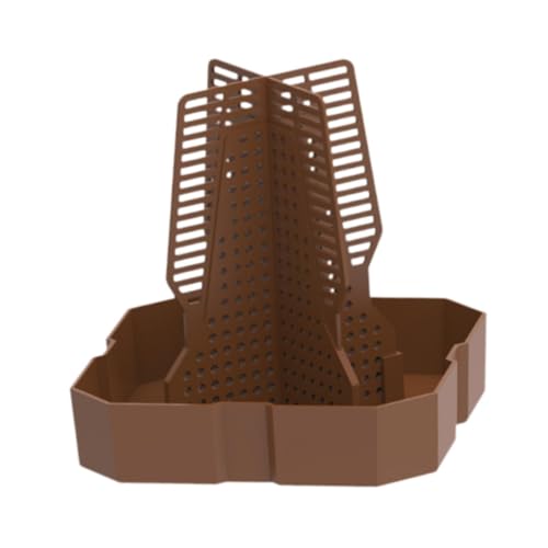Sharplace Bart Dragon Feeder Feeding Box Tank Aquarium Accessoire Chamäleon Fütterungsschale Lebensmittelgericht zum Klettern des Hörnten Frog Gecko, Braun Sharplace Bart Dragon Feeder Feeding Box Tank Aquarium Accessoire Chamäleon Fütterungsschale Lebensmittelgericht zum Klettern des Hörnten Frog Gecko, Braun von Sharplace
