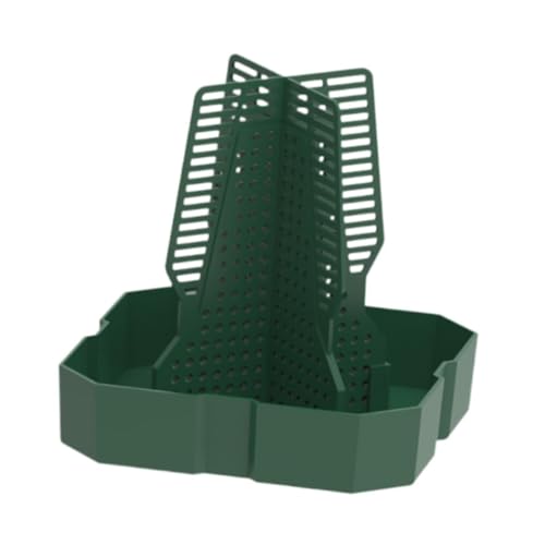 Sharplace Bart Dragon Feeder Feeding Box Tank Aquarium Accessoire Chamäleon Fütterungsschale Lebensmittelgericht zum Klettern des Hörnten Frog Gecko, GrÜn von Sharplace