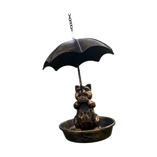 Sharplace Bird Feeder Hummingbird Füttere mit Dach robuster Eisen Birdbat Vögel Wasserstation für Vogelbeobachter rote Finken Bäume, Katze Sharplace Bird Feeder Hummingbird Füttere mit Dach robuster Eisen Birdbat Vögel Wasserstation für Vogelbeobachter rote Finken Bäume, Katze von Sharplace