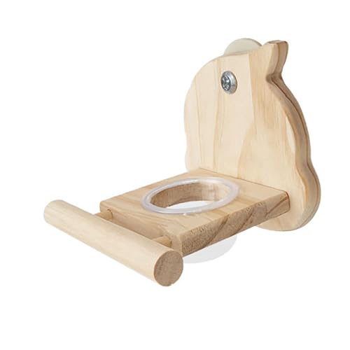 Sharplace Bird Food Feeder Holz Barsch Ständer hängende Feeder Sturdy Ruhestandbarch mit Fütterungstasse für Cockatiels Brudgie Wellenloser, Vogelförmig Sharplace Bird Food Feeder Holz Barsch Ständer hängende Feeder Sturdy Ruhestandbarch mit Fütterungstasse für Cockatiels Brudgie Wellenloser, Vogelförmig von Sharplace