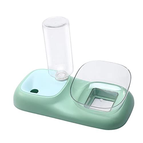 Sharplace Cat Pet Feeder und automatischer Wasserspender, abnehmbar mit 500-ml-Trinkflasche von Sharplace