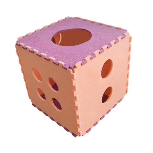 Sharplace Cube Katzenkratzer Spielhaus Kratzspielzeug zum Mahlen von Krallen vielseitig einfacher Baugruppen -Versteck gedicktes Filztafel, 30x30x30cm Sharplace Cube Katzenkratzer Spielhaus Kratzspielzeug zum Mahlen von Krallen vielseitig einfacher Baugruppen -Versteck gedicktes Filztafel, 30x30x30cm von Sharplace