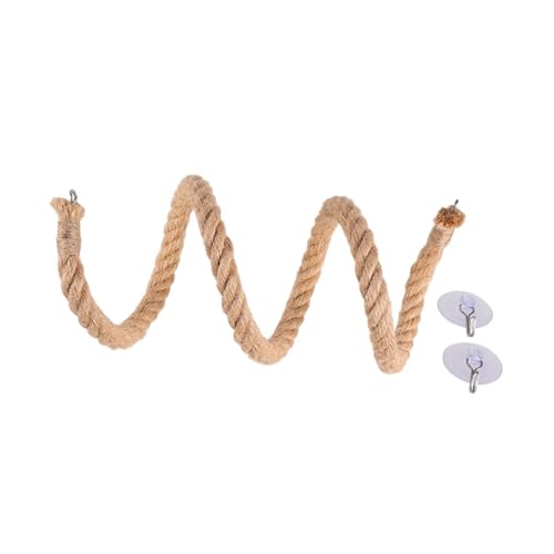 Sharplace Einsiedlerkrebs, Einsiedlerkrebs-Kletter-Jute-Seilleiter mit Haken, Reptilienbecken-Terrarium-Zubehör Sharplace Einsiedlerkrebs, Einsiedlerkrebs-Kletter-Jute-Seilleiter mit Haken, Reptilienbecken-Terrarium-Zubehör von Sharplace