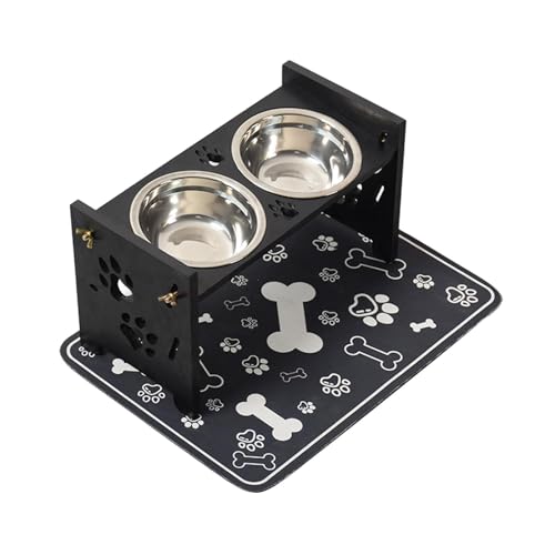 Sharplace Erhöhte Katzennäpfe, Futter- und Wassernapf, leichte Kätzchennäpfe, rutschfeste Futterstation, Katzenfutternäpfe für Hauskatzen, Kätzchen, Schwarz Sharplace Erhöhte Katzennäpfe, Futter- und Wassernapf, leichte Kätzchennäpfe, rutschfeste Futterstation, Katzenfutternäpfe für Hauskatzen, Kätzchen, Schwarz von Sharplace