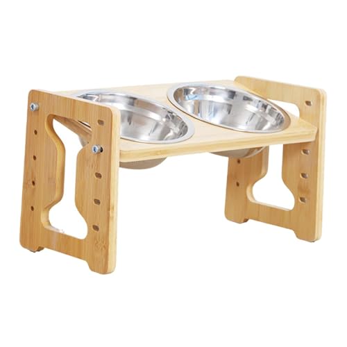 Sharplace Erhöhte Näpfe, Ständer, wasserdicht, rutschfest, für Katzen, Futterspender, Futternapf aus Metall, erhöhte Ablage, Wasser- und Futternapf, B Sharplace Erhöhte Näpfe, Ständer, wasserdicht, rutschfest, für Katzen, Futterspender, Futternapf aus Metall, erhöhte Ablage, Wasser- und Futternapf, B von Sharplace
