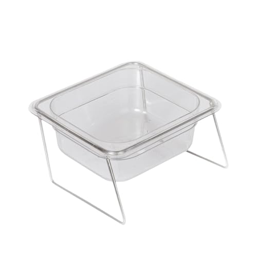 Sharplace Erhöhter Katzennapf, Hundefutterspender, stabile Basis für Katzen und Welpen, ergonomisches Design, leicht zu reinigen, Edelstahlhalter, Acrylnapf, Einzelschale Sharplace Erhöhter Katzennapf, Hundefutterspender, stabile Basis für Katzen und Welpen, ergonomisches Design, leicht zu reinigen, Edelstahlhalter, Acrylnapf, Einzelschale von Sharplace