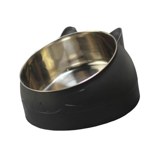 Sharplace Erhöhter Katzennapf, Katzennapf, Geschenk für, abnehmbar, stabil, für Futter und Wasser, trendig, für kleine Haustiere, rutschfest, Schwarz Sharplace Erhöhter Katzennapf, Katzennapf, Geschenk für, abnehmbar, stabil, für Futter und Wasser, trendig, für kleine Haustiere, rutschfest, Schwarz von Sharplace