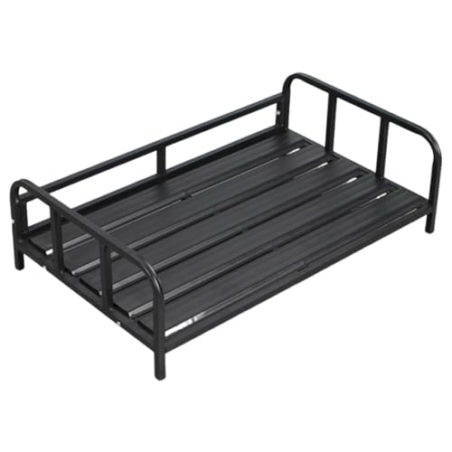 Sharplace Erhöhtes Hundebett, Möbel, rutschfeste Füße, multifunktional, atmungsaktiv, für den Außenbereich, bequem, Geschenke, schnell aufzubauen, Zubehör für, Schwarz Sharplace Erhöhtes Hundebett, Möbel, rutschfeste Füße, multifunktional, atmungsaktiv, für den Außenbereich, bequem, Geschenke, schnell aufzubauen, Zubehör für, Schwarz von Sharplace