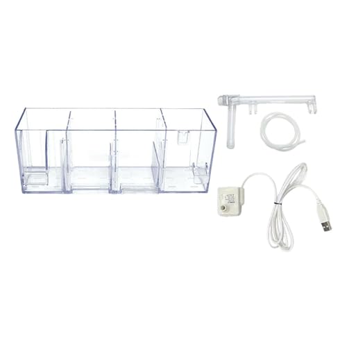 Sharplace Externer Filterkasten für Aquarien, Wasserreiniger, leiser Wasserfall, erhöht die Leistung, leicht, zum Aufhängen auf der Rückseite des, B Sharplace Externer Filterkasten für Aquarien, Wasserreiniger, leiser Wasserfall, erhöht die Leistung, leicht, zum Aufhängen auf der Rückseite des, B von Sharplace