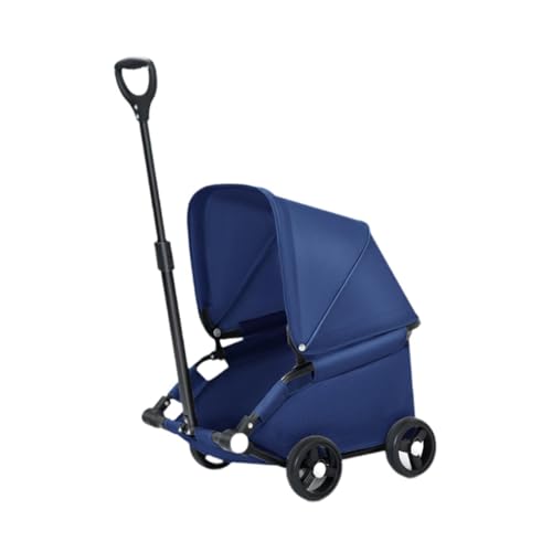 Sharplace Faltbarer Hundetagler Kinderstier Kinderwagen Sonnenschutz Reiseträger Katzensitz für Versand Kleiner mittelgroße Hunde Katzen spazieren gehen, Dunkelblau von Sharplace