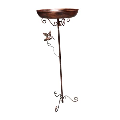 Sharplace Freistehende Vogelbadschale, Vogelfutterstation für den Außenbereich, Terrasse, Futterstation, Wasserschale für die, zieht Vögel im Innenhof von Sharplace