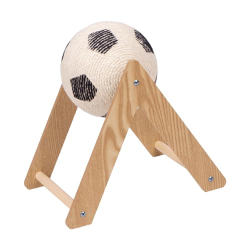 Sharplace Fußball-Design-Kratzball für Katzen, Möbelschutz, Katzenkratzball, interaktives Spielzeug für Katzen für Training im Innenbereich, S Sharplace Fußball-Design-Kratzball für Katzen, Möbelschutz, Katzenkratzball, interaktives Spielzeug für Katzen für Training im Innenbereich, S von Sharplace