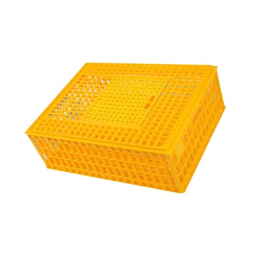 Sharplace Geflügelträger Kiste Hühnertransportträger, geräumige atmungsaktive Transportbox für Kaninchen, Hamster, Taube, Gelb Sharplace Geflügelträger Kiste Hühnertransportträger, geräumige atmungsaktive Transportbox für Kaninchen, Hamster, Taube, Gelb von Sharplace