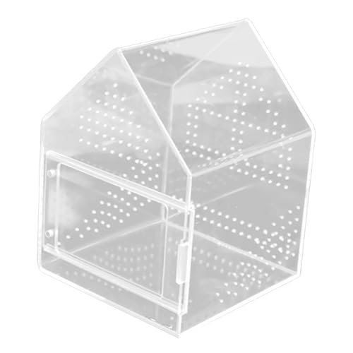 Sharplace Gehege für Springspinnen, Insektenzuchtbox, Acryl, Baumreptilientank, Vogelspinnengehege für Baumspinnen, 17cmx17cmx22cm von Sharplace