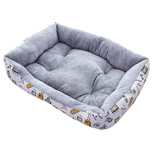Sharplace Gemütliches Hundebett für kleine Hunde - Winteredition, Grau L Sharplace Gemütliches Hundebett für kleine Hunde - Winteredition, Grau L von Sharplace