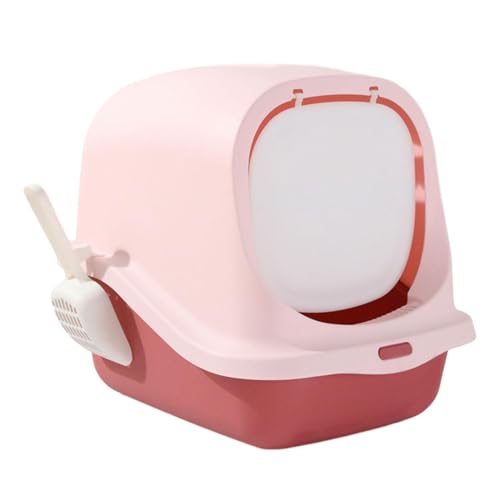 Sharplace Geschlossene Katzentoiletten, Katzentoilette, groß mit Schaufelstreuschale, Rosa Sharplace Geschlossene Katzentoiletten, Katzentoilette, groß mit Schaufelstreuschale, Rosa von Sharplace