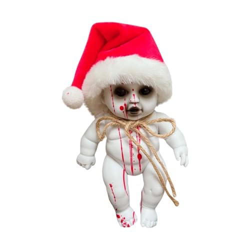 Sharplace Gruselige Requisiten, Spukpuppe, hängende Terror-Dekoration, Spielzeug, Horror-Requisite, Halloween-Babypuppe, gruselige Puppen für die Bar im Freien, Weihnachtsmann Groß Sharplace Gruselige Requisiten, Spukpuppe, hängende Terror-Dekoration, Spielzeug, Horror-Requisite, Halloween-Babypuppe, gruselige Puppen für die Bar im Freien, Weihnachtsmann Groß von Sharplace