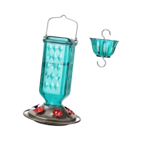 Sharplace Hängende Vogelhilfe für Wasserspender mit außen lecksicherem wetterfestem Geschenk für Vogelliebhaber Birdfeeder Gartendekor für Terrasse, GrÜn von Sharplace
