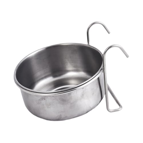 Sharplace Hängender Hundenapf, Wasserspender, Futterkäfig für Katzen, Kaninchen, Welpen, Vögel, 18 x 6,5 cm von Sharplace