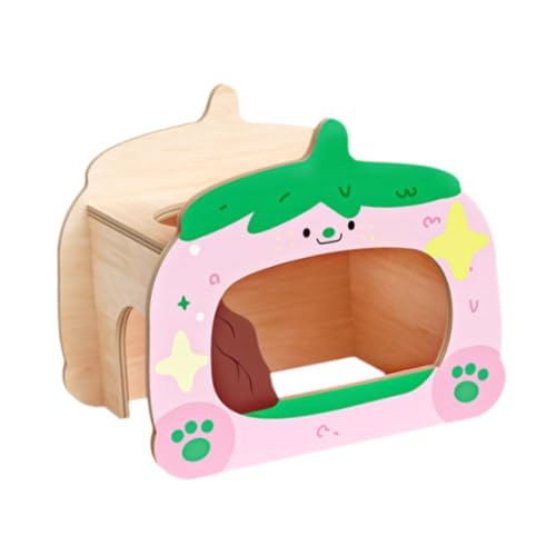 Sharplace Hamster Bridge Ratte Leiter Holz Habitat Dekor bärtige Drachenbrücke Reptile Versteck für Chinchilla Mäuse Hamster Meerschweinchen, Erdbeerhaus Sharplace Hamster Bridge Ratte Leiter Holz Habitat Dekor bärtige Drachenbrücke Reptile Versteck für Chinchilla Mäuse Hamster Meerschweinchen, Erdbeerhaus von Sharplace