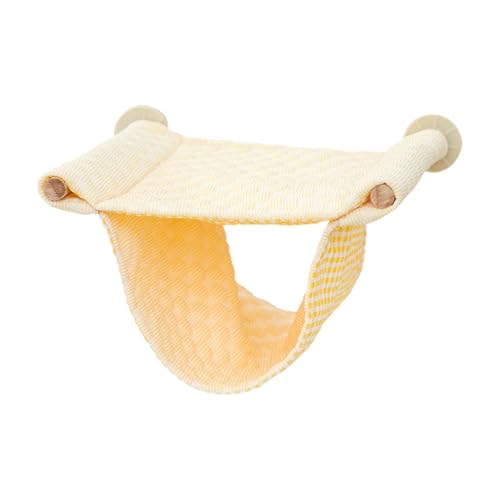 Sharplace Hamster-Hängemattenhaus, Nest, Sommerkäfig-Zubehör, Bettwäsche, Meerschweinchenbett, Kleintier-Hängematte für Kurzkopfgleiter, Frettchen, Papagei, Gelb Sharplace Hamster-Hängemattenhaus, Nest, Sommerkäfig-Zubehör, Bettwäsche, Meerschweinchenbett, Kleintier-Hängematte für Kurzkopfgleiter, Frettchen, Papagei, Gelb von Sharplace