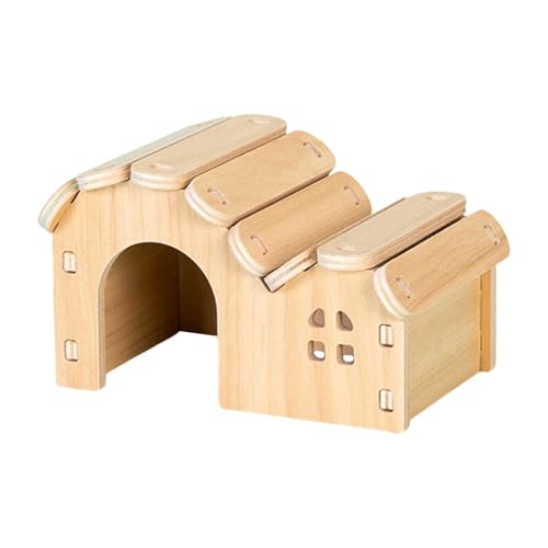 Sharplace Hamster Holz Haus Tiere Käfig Zubehör Liefert Hamster Lebensraum Versteck für Chinchilla Mäuse Rennmäuse Maus von Sharplace
