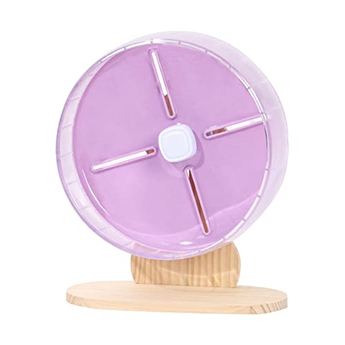 Sharplace Hamster-Laufrad, 7,9-Zoll-Silent-Roller-Übungslaufrad-Spielzeug für Hamster-Guinea-Kleintiere (20CM), Violett von Sharplace