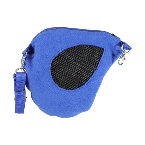 Sharplace Hamster-Reisetragetasche, Umhängetasche, moderner Verstellbarer Riemen, tragbare Ausgehtasche, Handtasche für Reisen im Freien mit kleinen Tieren, Blau von Sharplace