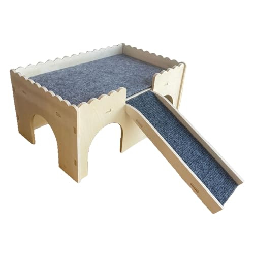 Sharplace Hamsterhaus aus, Bett, Hütte, Lebensraum, mit Rampe, Spielen, zu montieren, Versteck, Meerschweinchenhaus für Kleintiere, Ratte, Plattendicke 7 Mm Sharplace Hamsterhaus aus, Bett, Hütte, Lebensraum, mit Rampe, Spielen, zu montieren, Versteck, Meerschweinchenhaus für Kleintiere, Ratte, Plattendicke 7 Mm von Sharplace
