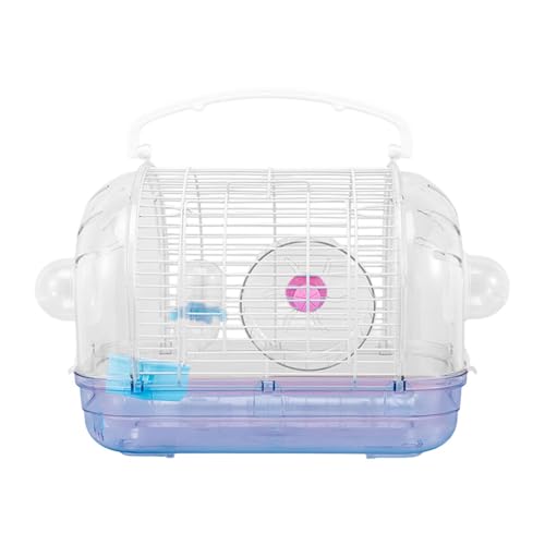 Sharplace Hamsterträger Transport Cage Power Box Hamster Maus Käfig Kleines Tier Tragekäfigspielzeug Hamster für Travel Rennbils Mäuse, Blau von Sharplace