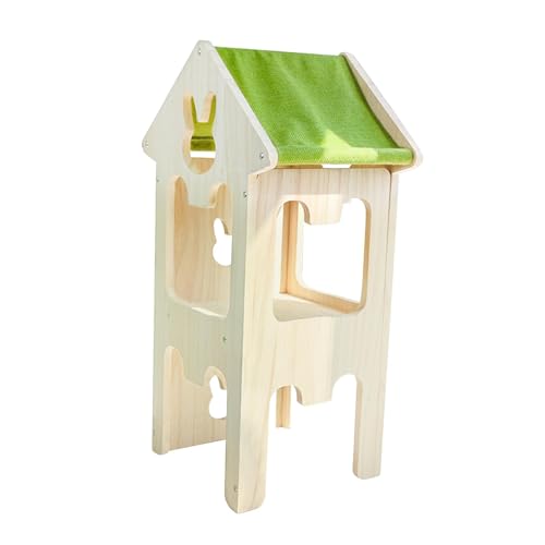 Sharplace Hasenhaus, Lebensraum-Dekoration, Versteck, Hütte, kleine Haustiere, Aktivitätsspielzeug, Hamsterversteck für Kaninchen, Chinchilla, Frettchen, Style G Sharplace Hasenhaus, Lebensraum-Dekoration, Versteck, Hütte, kleine Haustiere, Aktivitätsspielzeug, Hamsterversteck für Kaninchen, Chinchilla, Frettchen, Style G von Sharplace