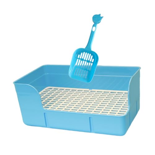 Sharplace Haustier Kaninchen Wurf Käfig Toilette Bettkasten Ratten Pee Pan Tablett Frettchen Kleintiere Hase Bettpfanne Töpfchen Zug Kaninchen Urinal Tablett, Blau Sharplace Haustier Kaninchen Wurf Käfig Toilette Bettkasten Ratten Pee Pan Tablett Frettchen Kleintiere Hase Bettpfanne Töpfchen Zug Kaninchen Urinal Tablett, Blau von Sharplace