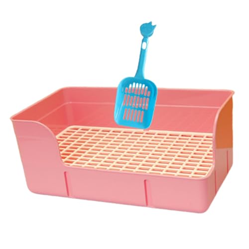 Sharplace Haustier Kaninchen Wurf Käfig Toilette Bettkasten Ratten Pee Pan Tablett Frettchen Kleintiere Hase Bettpfanne Töpfchen Zug Kaninchen Urinal Tablett, Rosa Sharplace Haustier Kaninchen Wurf Käfig Toilette Bettkasten Ratten Pee Pan Tablett Frettchen Kleintiere Hase Bettpfanne Töpfchen Zug Kaninchen Urinal Tablett, Rosa von Sharplace