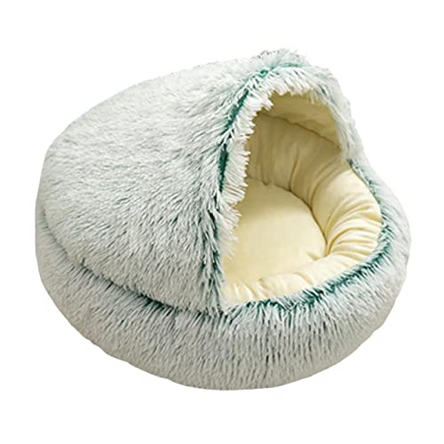 Sharplace Haustierbett – Rundes, Weiches Plüsch Nesthöhlen Katzenbett mit Kapuze für Hunde Und Katzen, Kunstfell Kuschelbett, Rundes, Bequemes, Selbstwärmendes Sharplace Haustierbett – Rundes, Weiches Plüsch Nesthöhlen Katzenbett mit Kapuze für Hunde Und Katzen, Kunstfell Kuschelbett, Rundes, Bequemes, Selbstwärmendes von Sharplace
