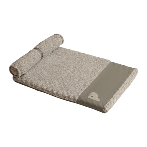 Sharplace Haustierdecke, Hundebettmatte, praktische, Bequeme Multifunktions-Zwingermatte, Katzen-/Hundekäfigkissen für Welpen, Kätzchen, Hauskatzen, Gray L 60cmx40cm von Sharplace
