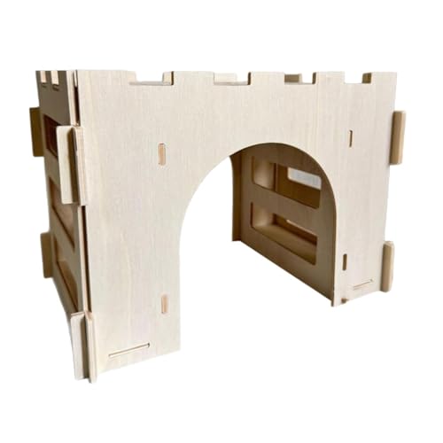Sharplace Heu-Futterspender für Kaninchen, Heuspender, leicht zu reinigen, Spielhaus, Futtertrog für Zwerghamster, Kleintiere, Chinchillas von Sharplace