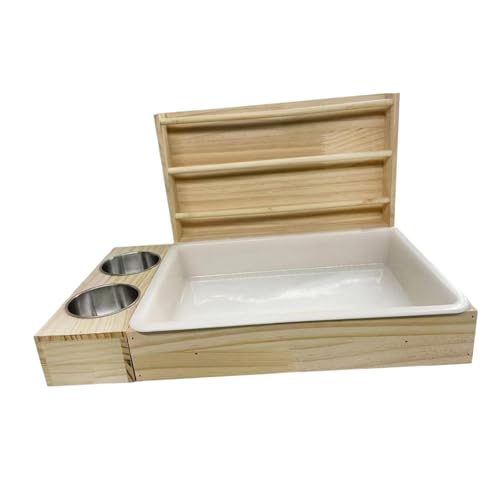Sharplace Heu-Futterstation aus für Kaninchen, Bereicherungsspielzeug, Spielplatz, Katzentoilette mit Toilette, Heuhalter für Kleintiere, Gestell für Sharplace Heu-Futterstation aus für Kaninchen, Bereicherungsspielzeug, Spielplatz, Katzentoilette mit Toilette, Heuhalter für Kleintiere, Gestell für von Sharplace