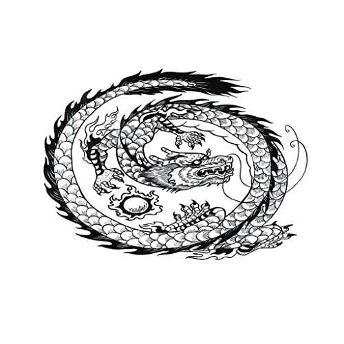 Sharplace Hintergrundpapier Teppich Unterwasserdekor für Aquarium, Drache A, L Sharplace Hintergrundpapier Teppich Unterwasserdekor für Aquarium, Drache A, L von Sharplace
