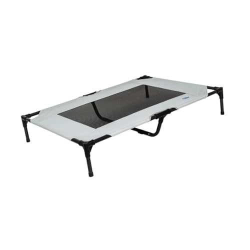 Sharplace Hochgelegtes Bett für Hunde, Tierbedarf, Luftdurchlässig, Innenbereich, Katzenliege für den Sommer, Pflegeleicht, geeignet für kleine Haustiere, L 106cmx75cmx18cm von Sharplace