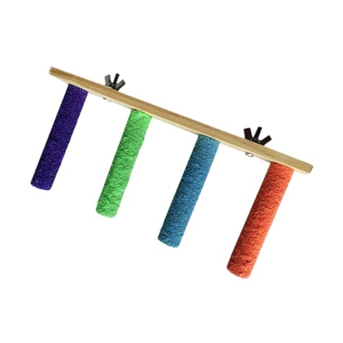 Sharplace Holz Barsch Fenster und Dusche Spielzeugtiere Schnabel Schleifen Vogel Spielzeugklettern Leiter Playstand für Lovebird, 4-stufig Sharplace Holz Barsch Fenster und Dusche Spielzeugtiere Schnabel Schleifen Vogel Spielzeugklettern Leiter Playstand für Lovebird, 4-stufig von Sharplace