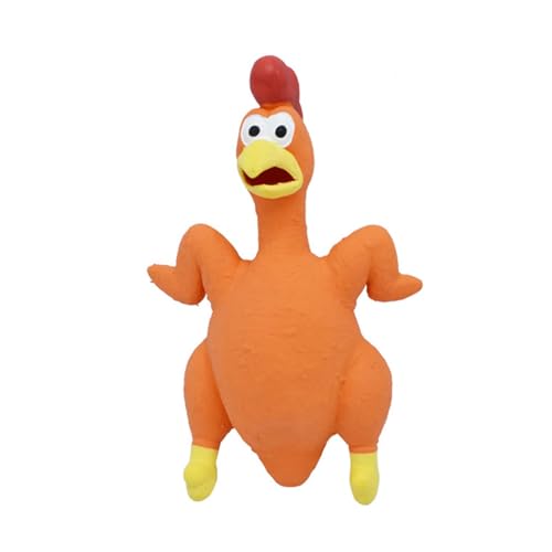 Sharplace Huhn mit Geräuschen, schreiendes Huhn, Spielzeug, Spiele für draußen, Familienspiel, originelle Partyspiele, süßes, Robustes Kauspielzeug für Hunde, Orange Sharplace Huhn mit Geräuschen, schreiendes Huhn, Spielzeug, Spiele für draußen, Familienspiel, originelle Partyspiele, süßes, Robustes Kauspielzeug für Hunde, Orange von Sharplace