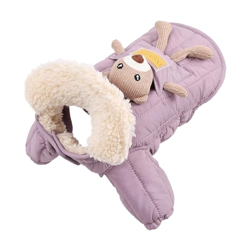 Sharplace Hunde-Wintermantel, Fleece-gefüttert, gesteppt, mit verdicktem Hals, Herbst-Outfit für Spaziergänge mit Leinenloch, warme Jacke, Winterkleidung, Pink M Sharplace Hunde-Wintermantel, Fleece-gefüttert, gesteppt, mit verdicktem Hals, Herbst-Outfit für Spaziergänge mit Leinenloch, warme Jacke, Winterkleidung, Pink M von Sharplace