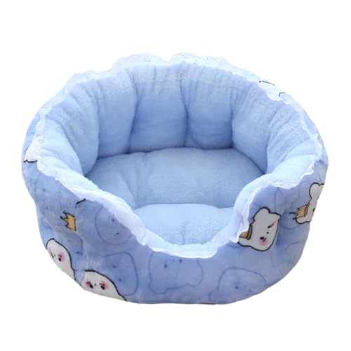 Sharplace Hunde- und Katzenbett, Haustierkissen, beruhigend, bequem für Katzen oder kleine Hunde, Herbst-Winter-Haustier-Katzennest, Zwinger für Hunde, Katzen, Blau klein Sharplace Hunde- und Katzenbett, Haustierkissen, beruhigend, bequem für Katzen oder kleine Hunde, Herbst-Winter-Haustier-Katzennest, Zwinger für Hunde, Katzen, Blau klein von Sharplace